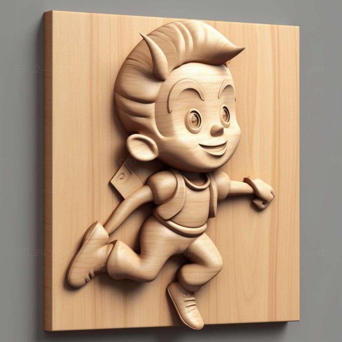 Games (Astro Boy 1, GAMES_34193) 3D models for cnc